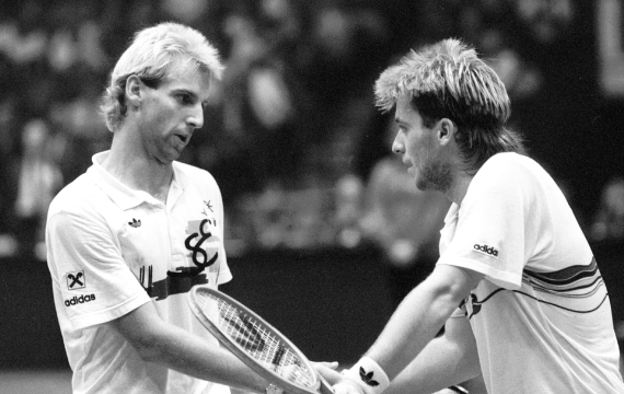 Thomas Muster und Horst Skoff 1988 © APA