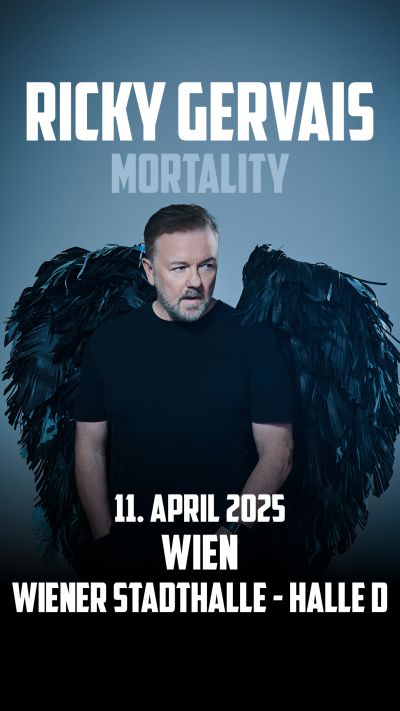 Ricky Gervais | Fr, 11.04.2025 @ Wiener Stadthalle, Halle D © Live Nation